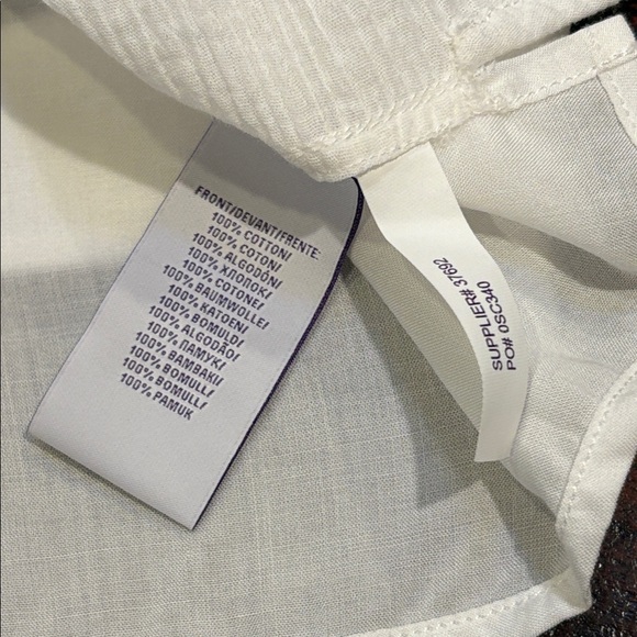 Ralph Lauren Collection White Cotton Viscose Vest size 4 - Picture 12 of 12